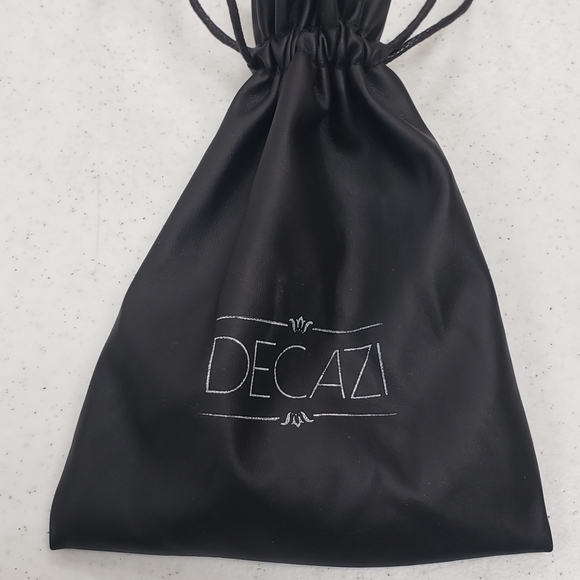 Men's size 9 Decazi glow in the dark meteorite wedding ring with rose gold - Picture 4 of 4